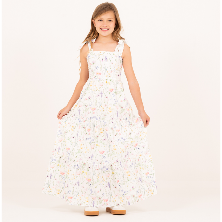 VESTIDO MAXI FLORAL PARA NIÑA