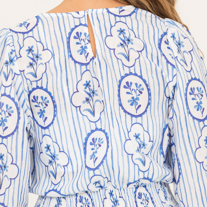 VESTIDO PARA NIÑAS CON DISEÑO ESTAMPADO MANGA LARGA