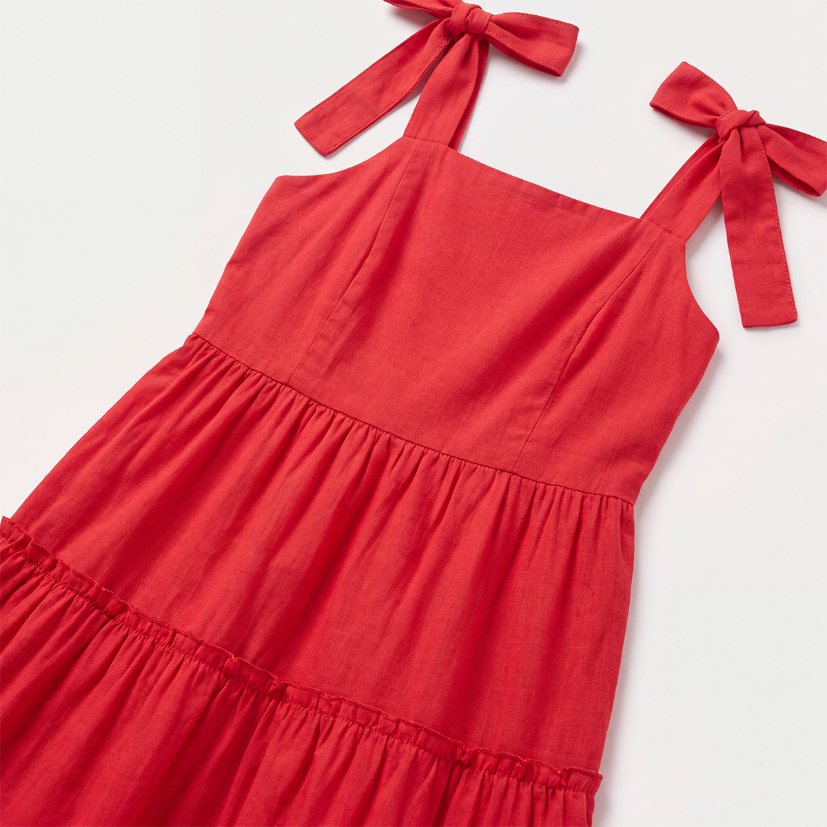 Vestido para niñas largo - Rojo