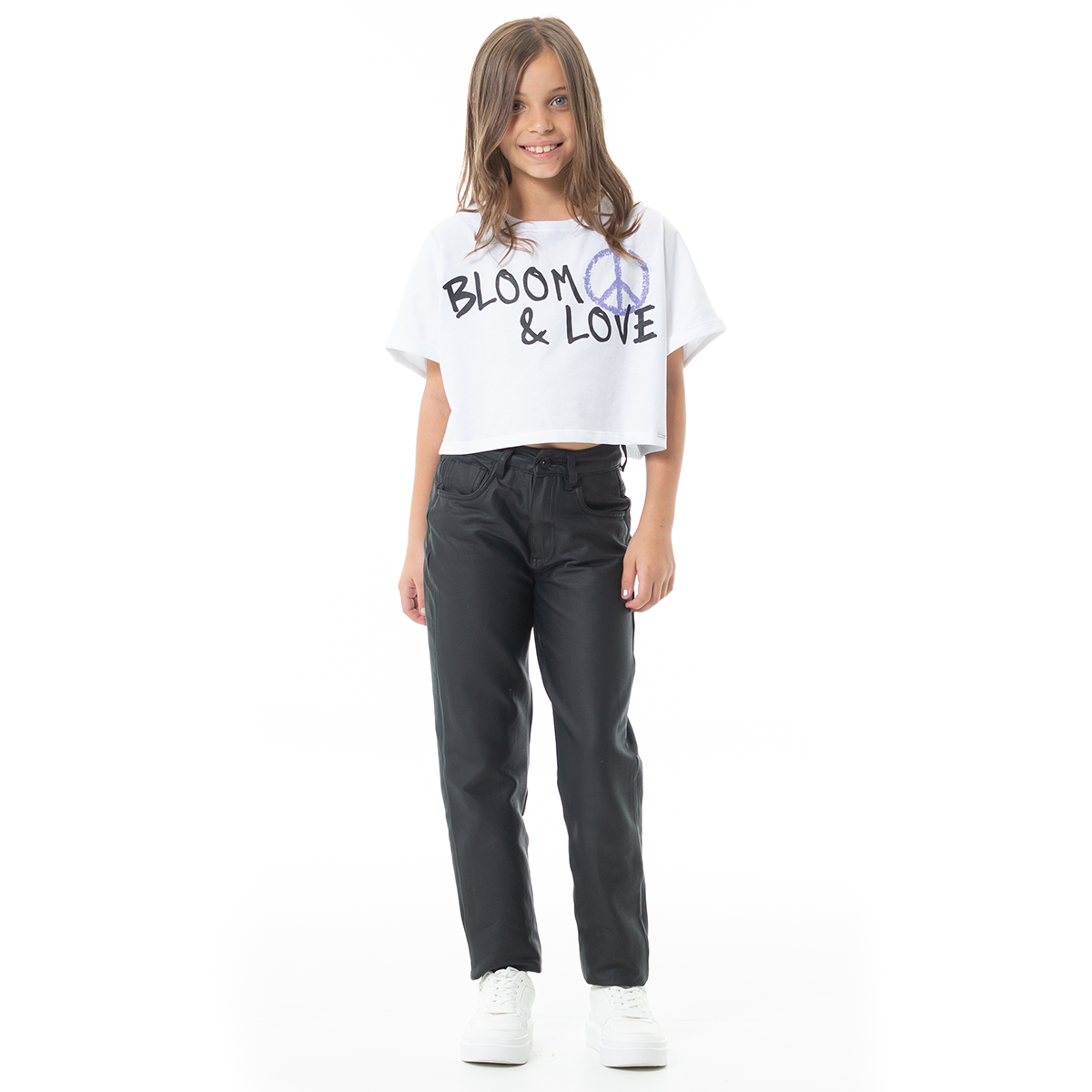 CAMISETA CORTA PARA NIÑAS
