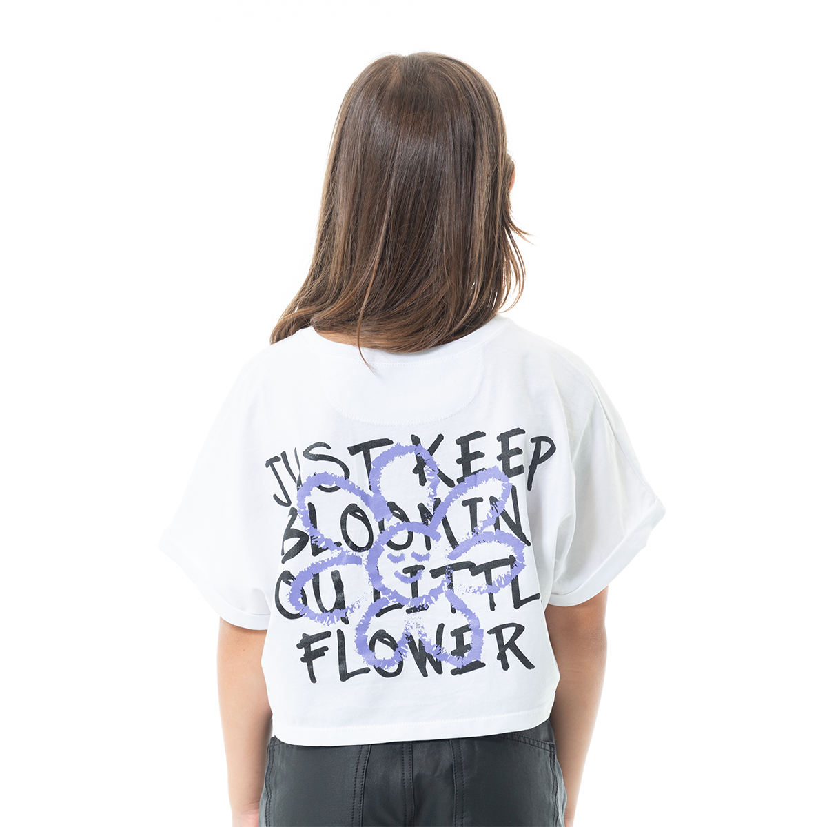 CAMISETA CORTA PARA NIÑAS