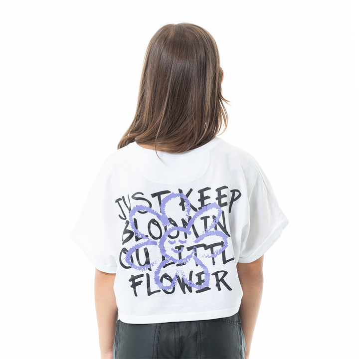 CAMISETA CORTA PARA NIÑAS