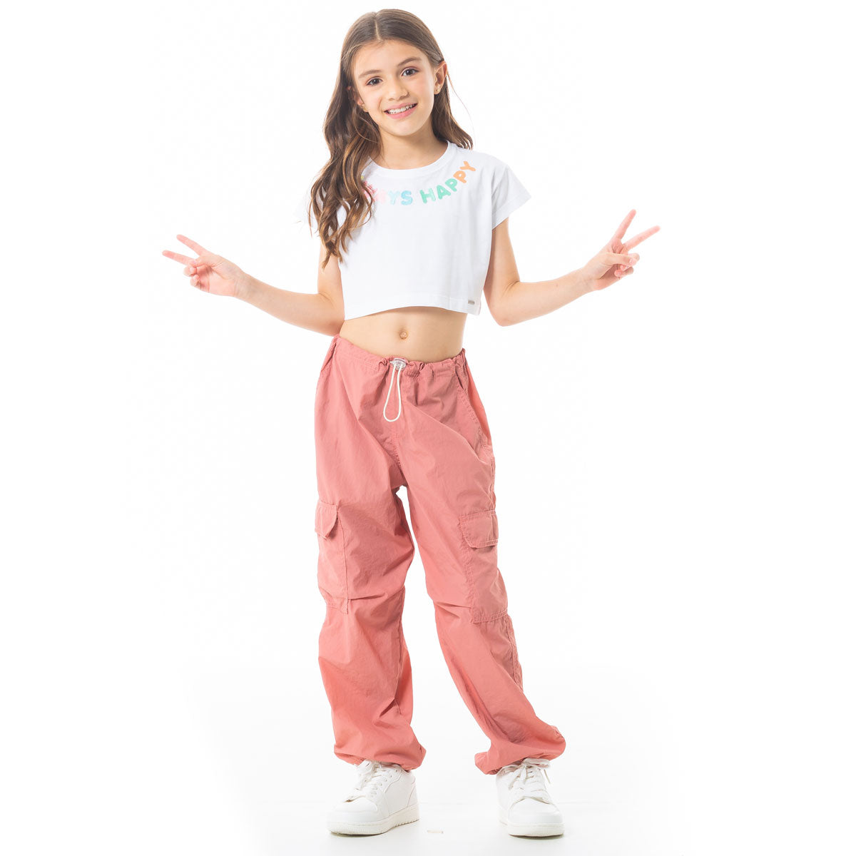 CAMISETA PARA NIÑAS CORTA ESTAMPADA