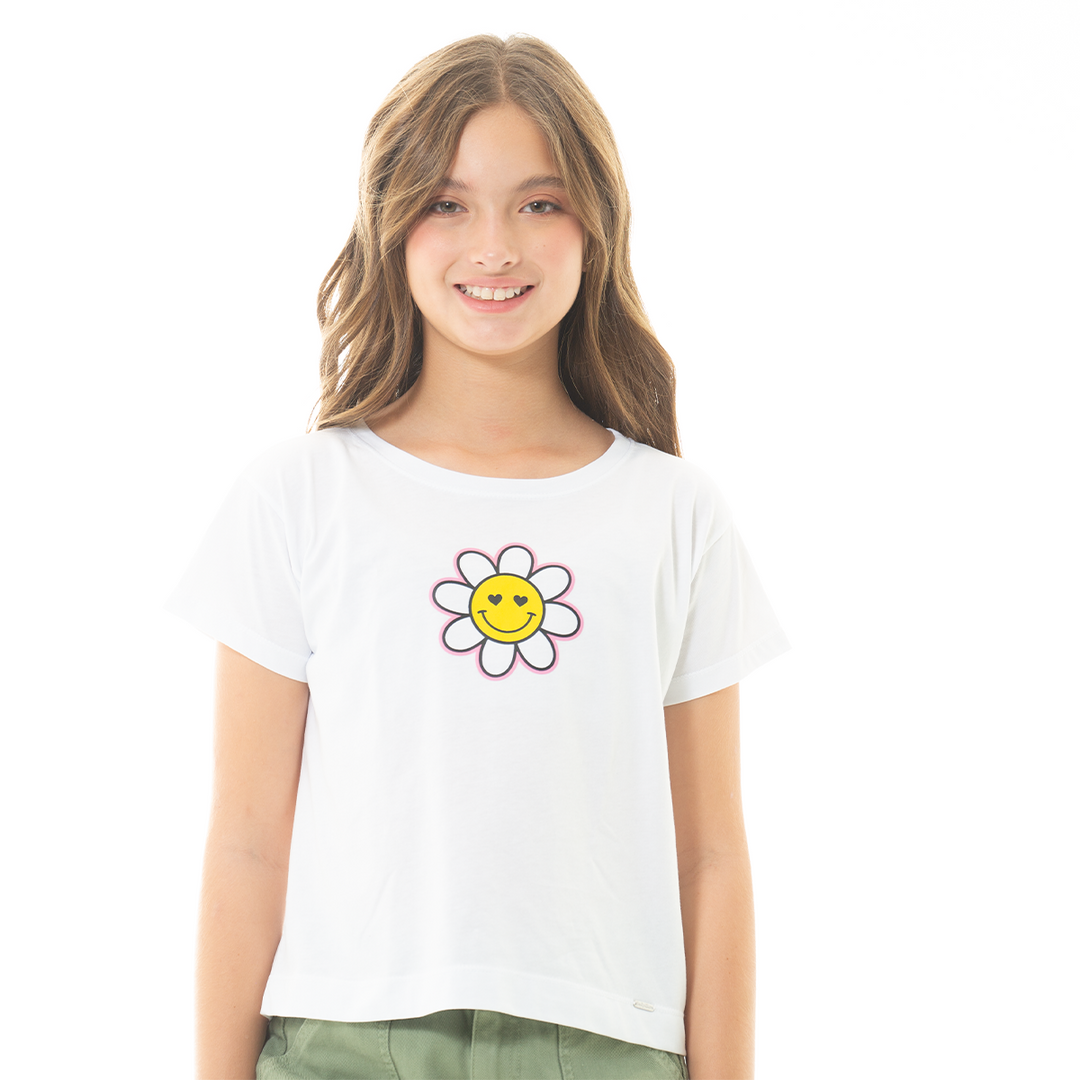 CAMISETA PARA NIÑAS CON ESTAMPADO