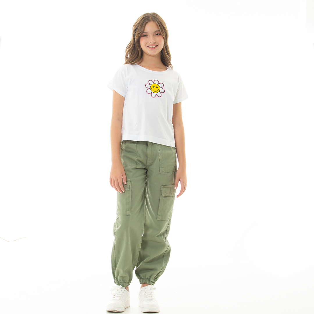 CAMISETA PARA NIÑAS CON ESTAMPADO