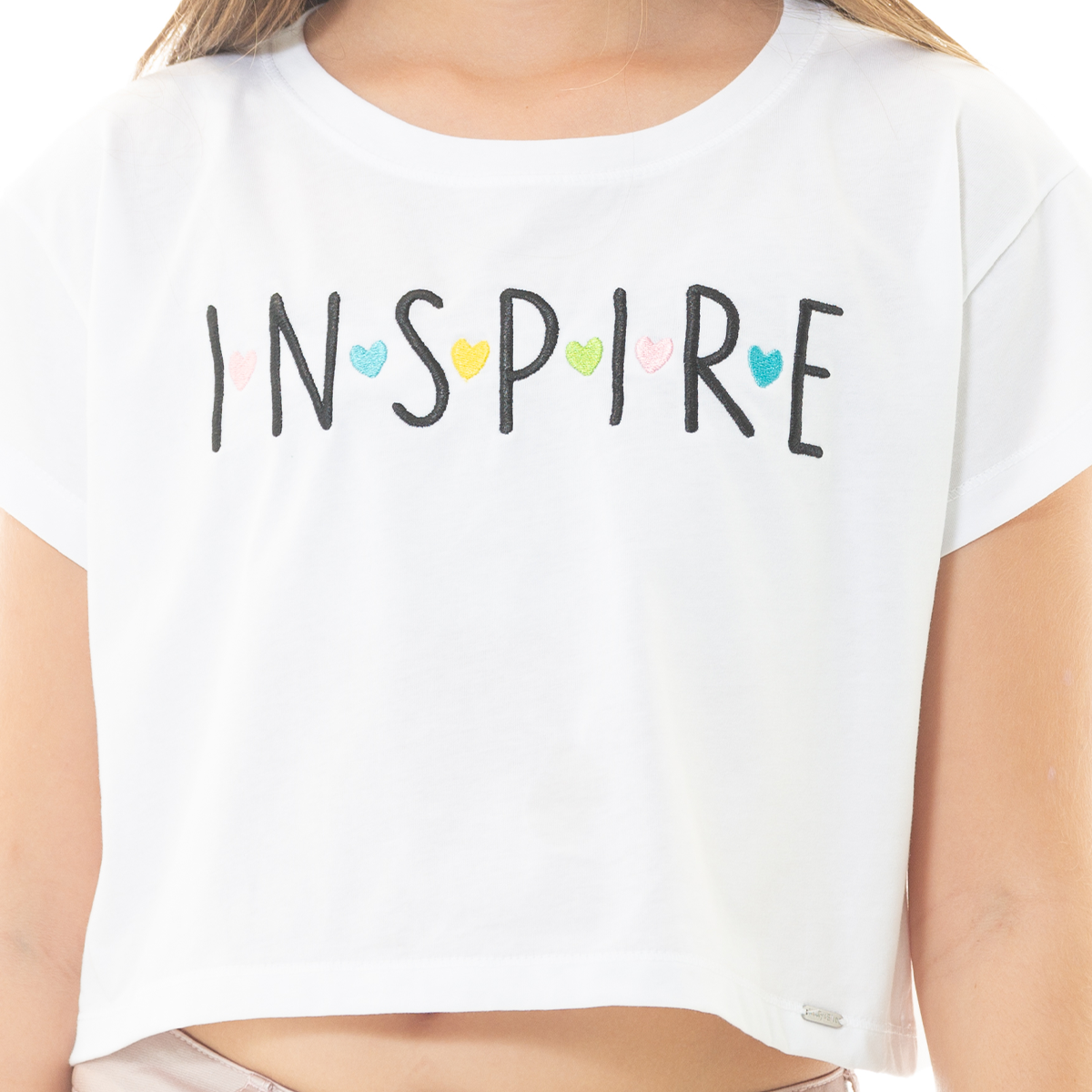 CAMISETA PARA NIÑAS CORTA ESTAMPADA