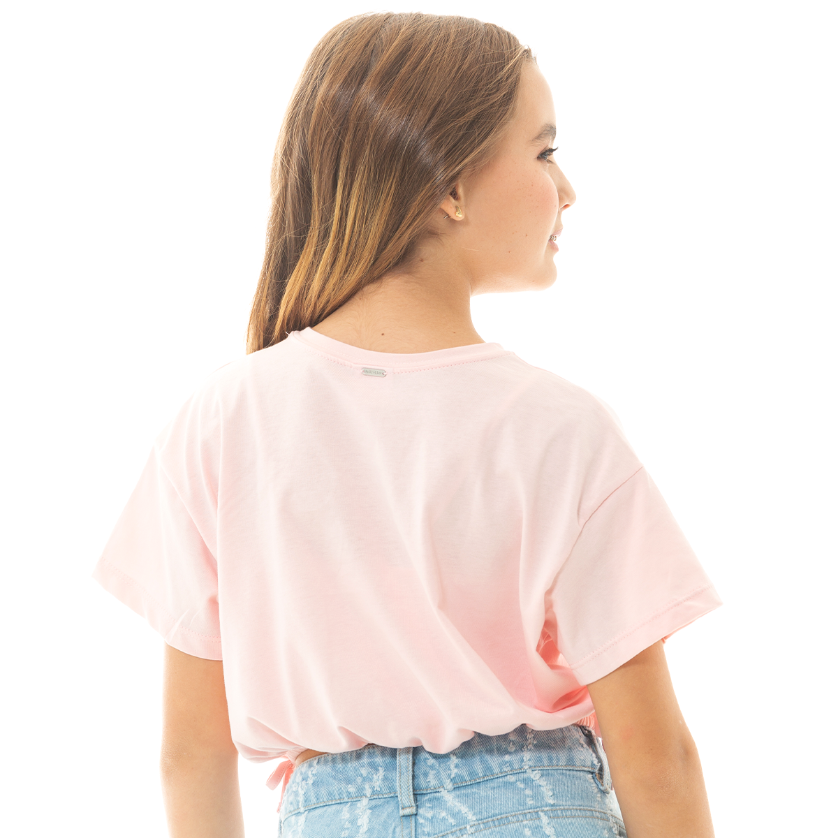 CAMISETA PARA NIÑAS CORTA ESTAMPADA