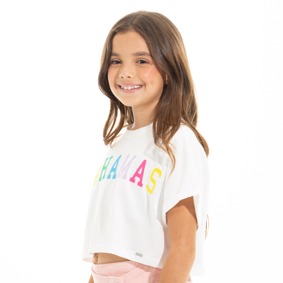 CAMISETA PARA NIÑAS BORDADA