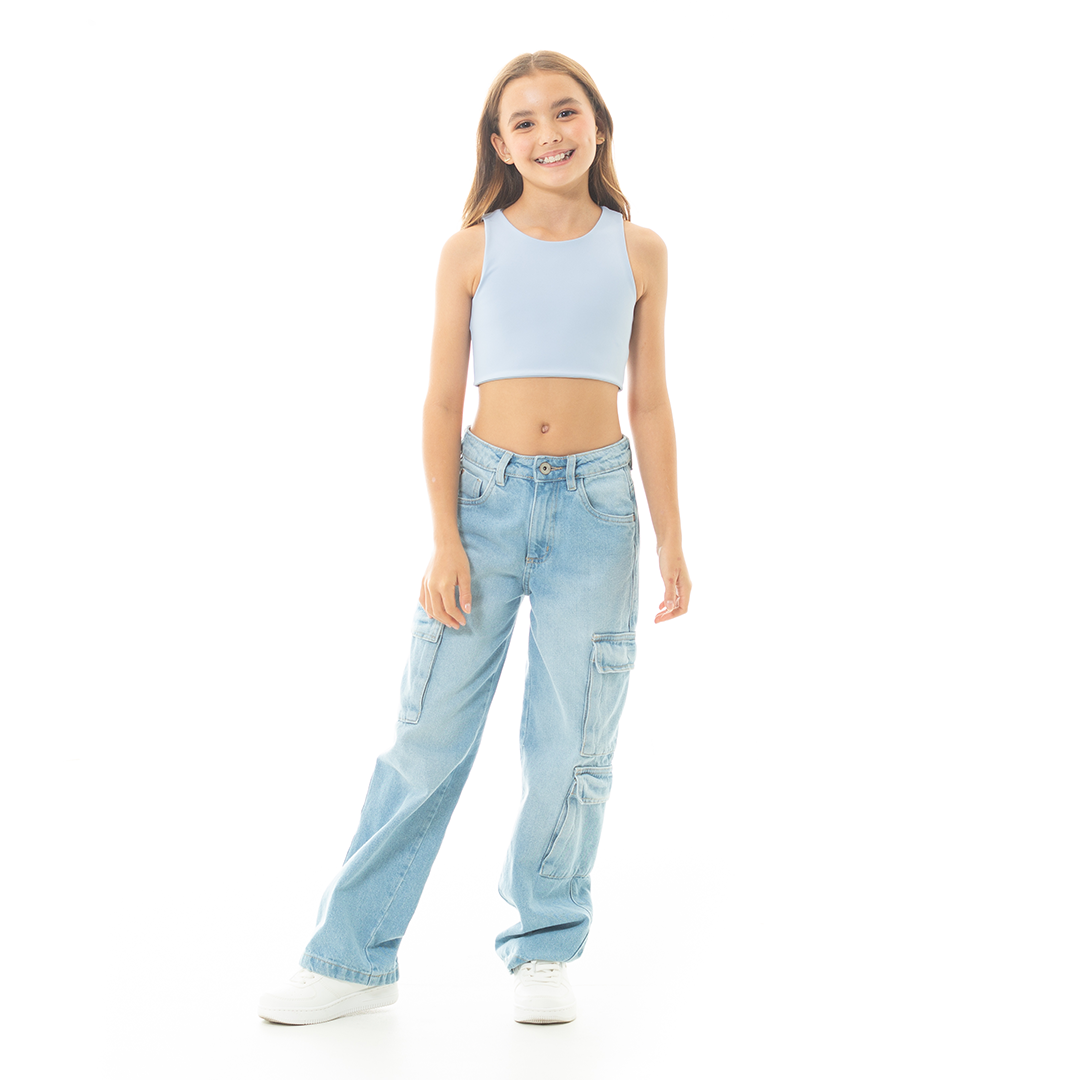 CROP TOP PARA NIÑAS