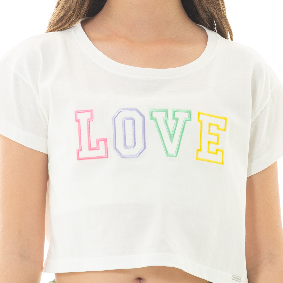CAMISETA PARA NIÑAS BORDADA