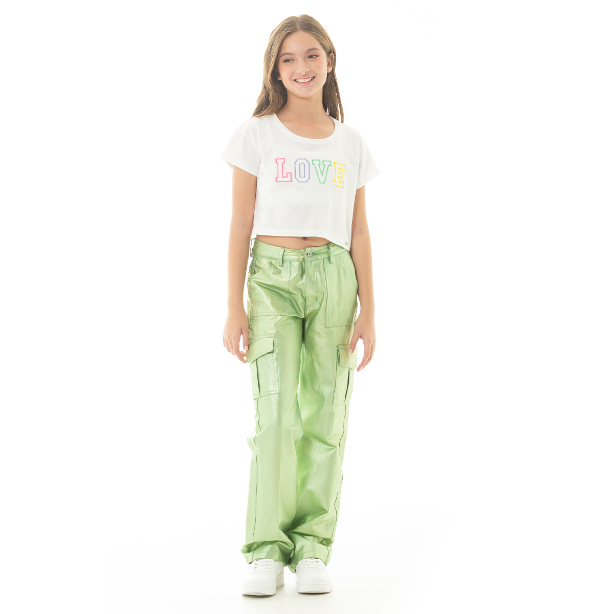CAMISETA PARA NIÑAS BORDADA
