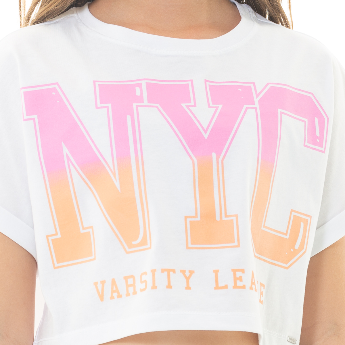 CAMISETA PARA NIÑAS CORTA ESTAMPADA