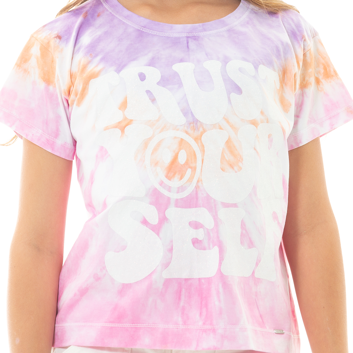 CAMISETA PARA NIÑAS TIE DYE ESTAMPADA