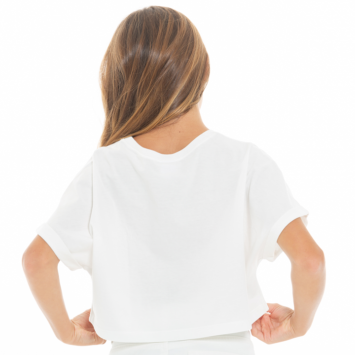 CAMISETA PARA NIÑAS CORTA DISEÑOS BORDADOS