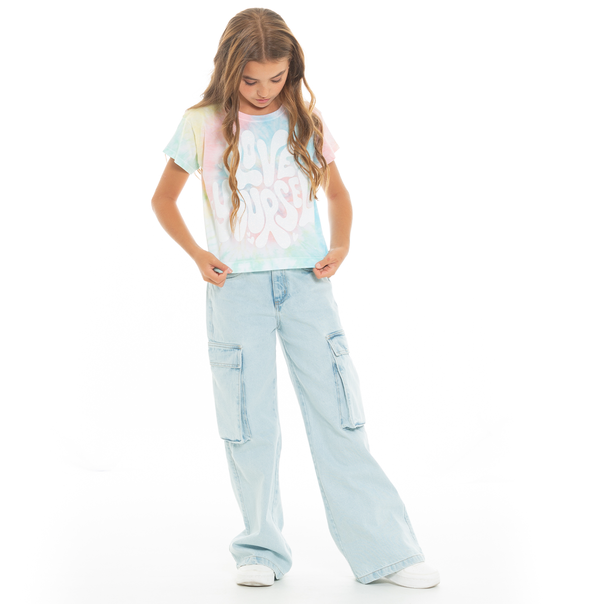 CAMISETA PARA NIÑAS TIE DYE