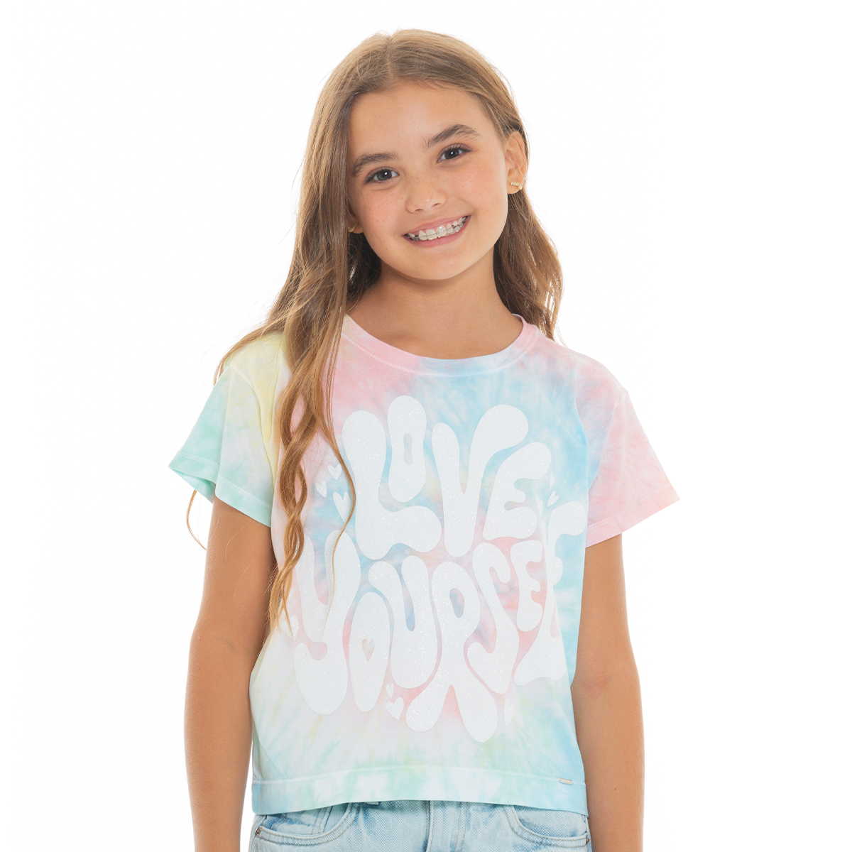 CAMISETA PARA NIÑAS TIE DYE