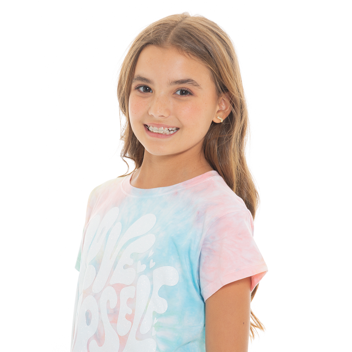 CAMISETA PARA NIÑAS TIE DYE