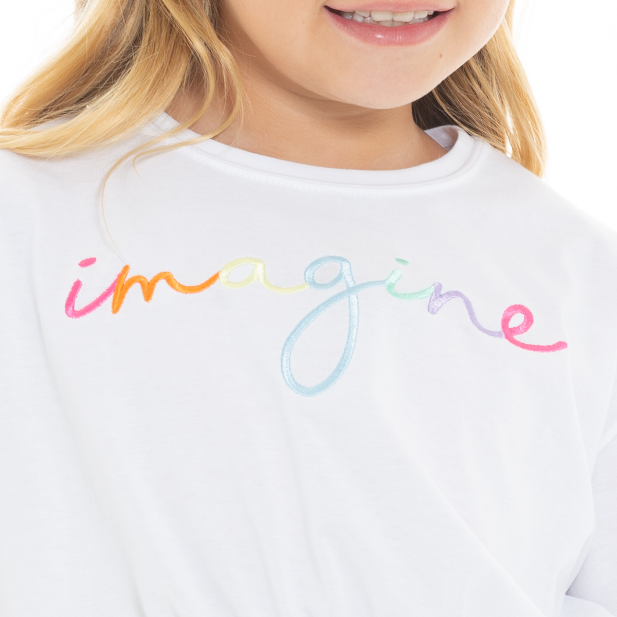 CAMISETA PARA NIÑAS CORTA ESTAMPADA