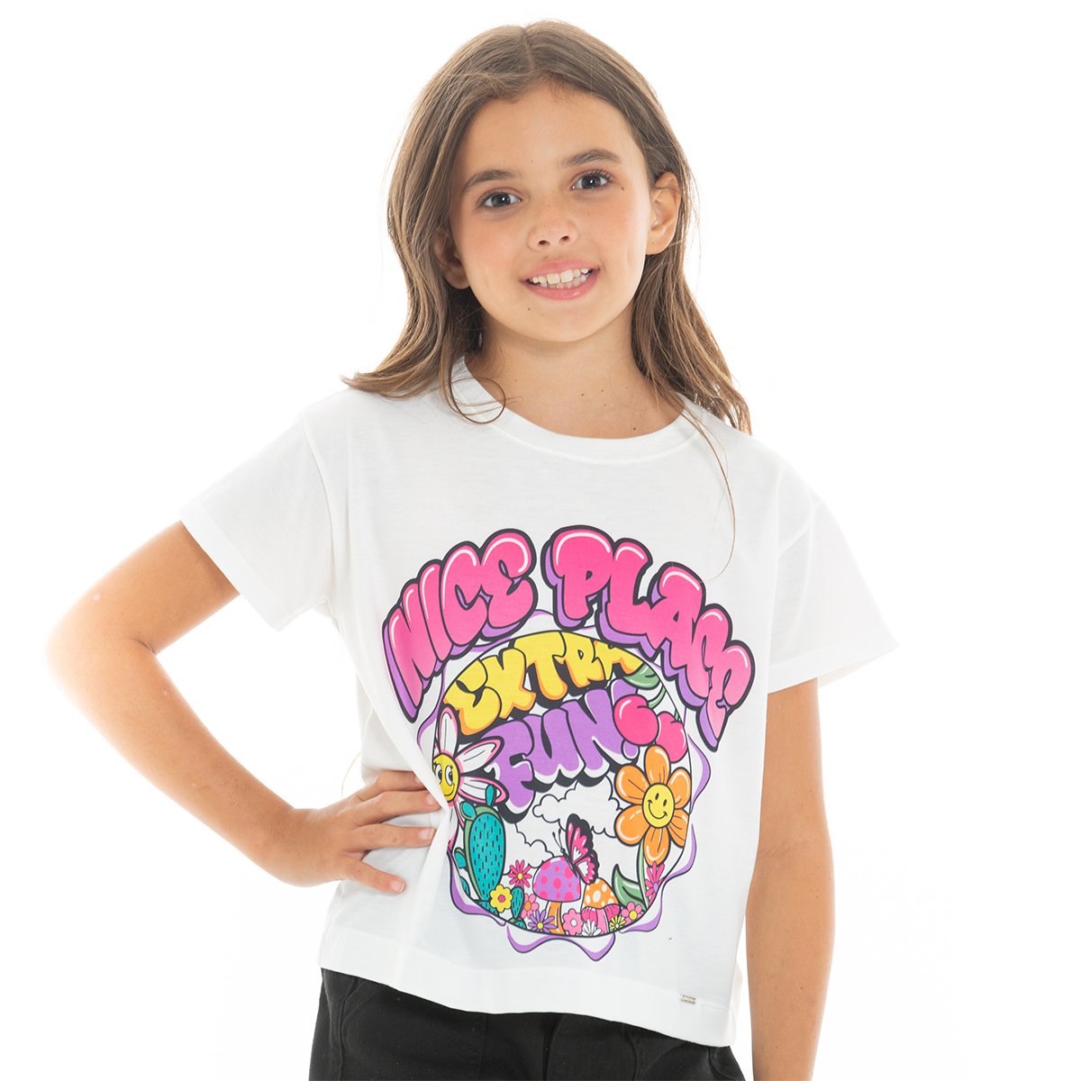 CAMISETA PARA NIÑAS ESTAMPADA