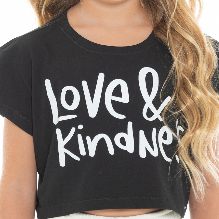 CAMISETA PARA NIÑAS CORTA ESTAMPADA