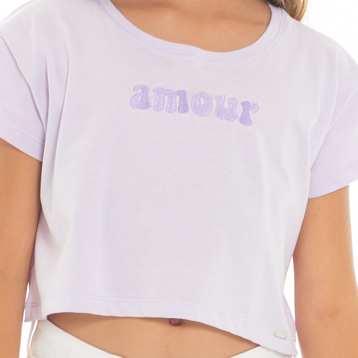 CAMISETA PARA NIÑAS CORTA BORDADA