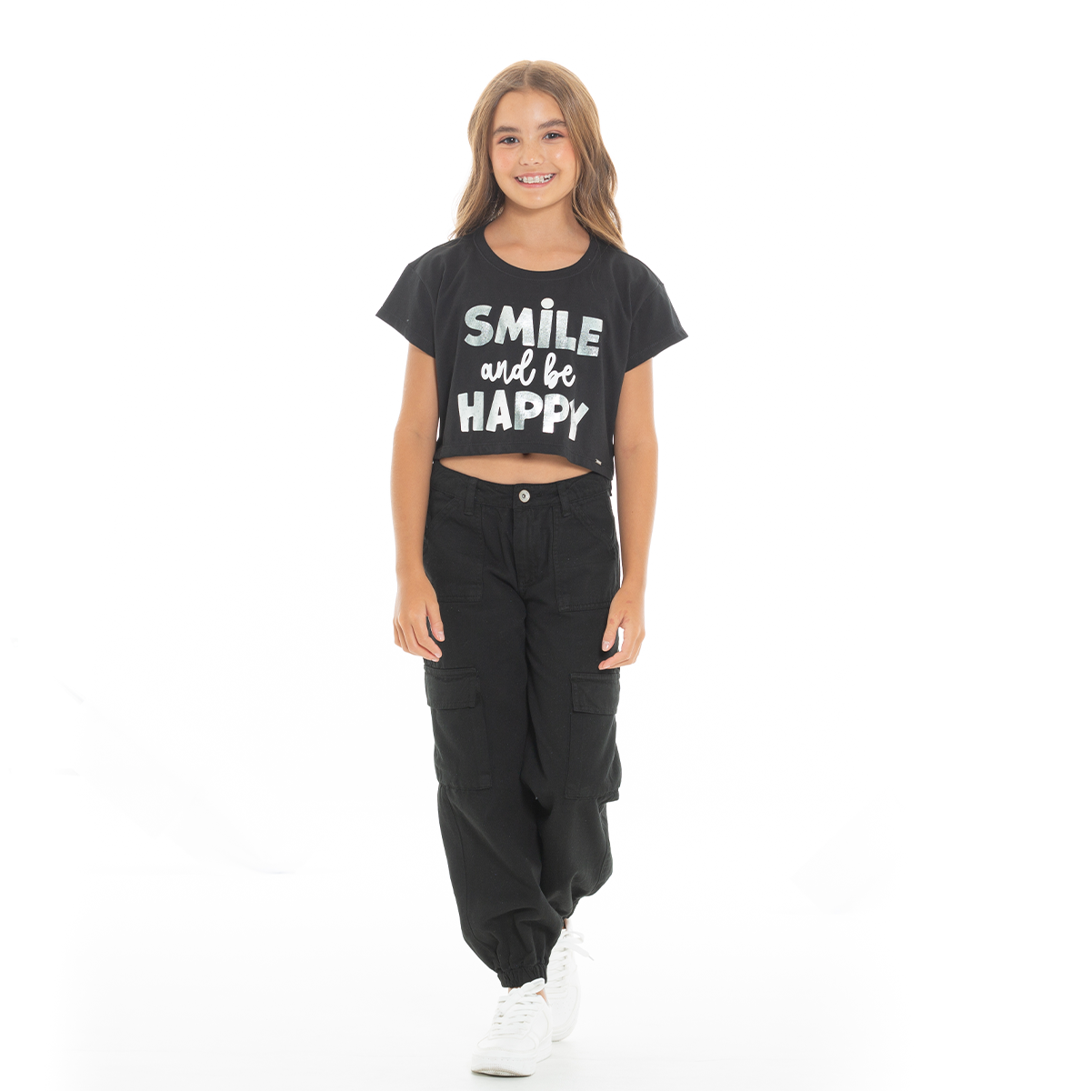 CAMISETA PARA NIÑAS CORTA ESTAMPADA