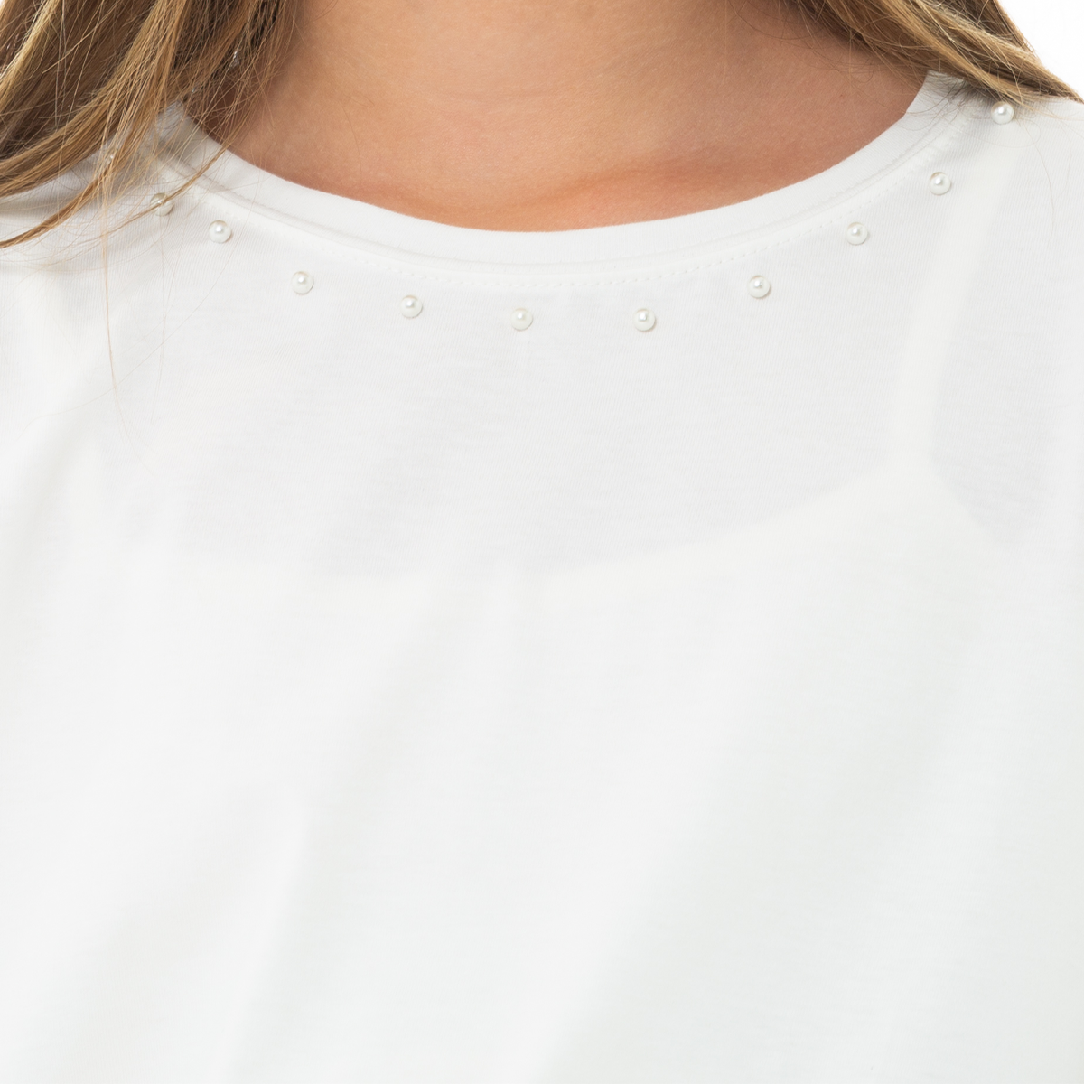 CAMISETA PARA NIÑAS CON PERLAS