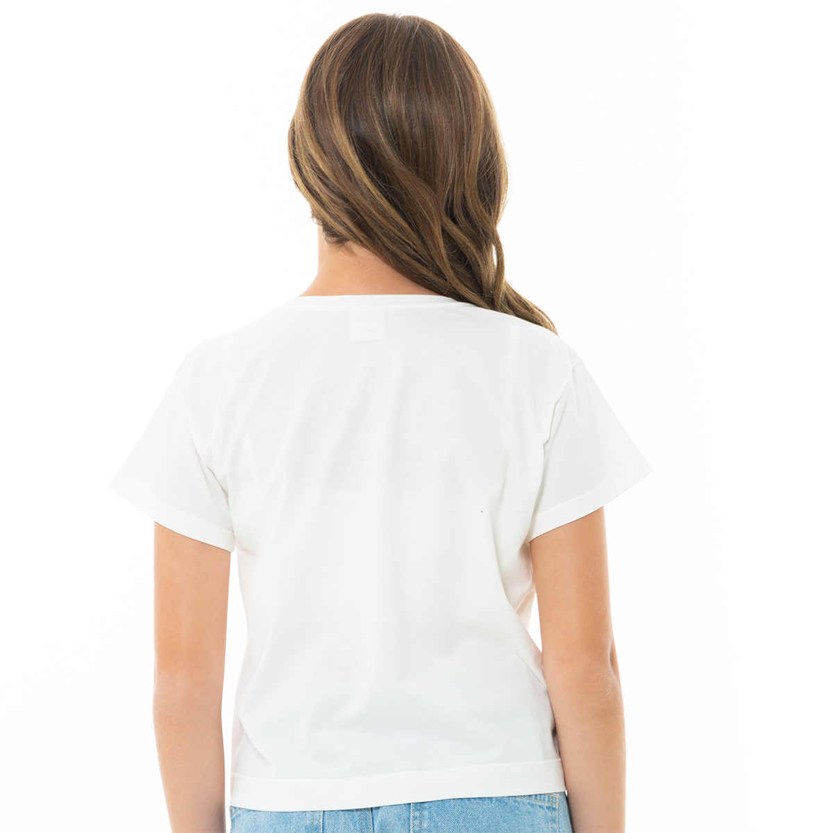 CAMISETA PARA NIÑAS CON PERLAS