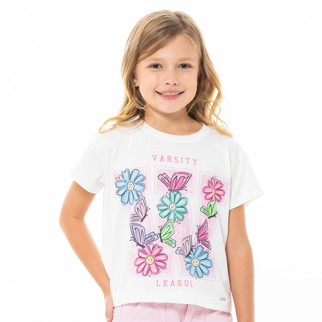 CAMISETA PARA NIÑAS ESTAMPADA