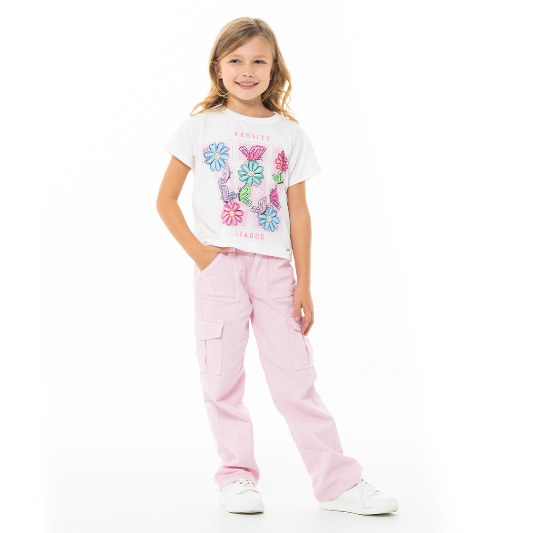 CAMISETA PARA NIÑAS ESTAMPADA