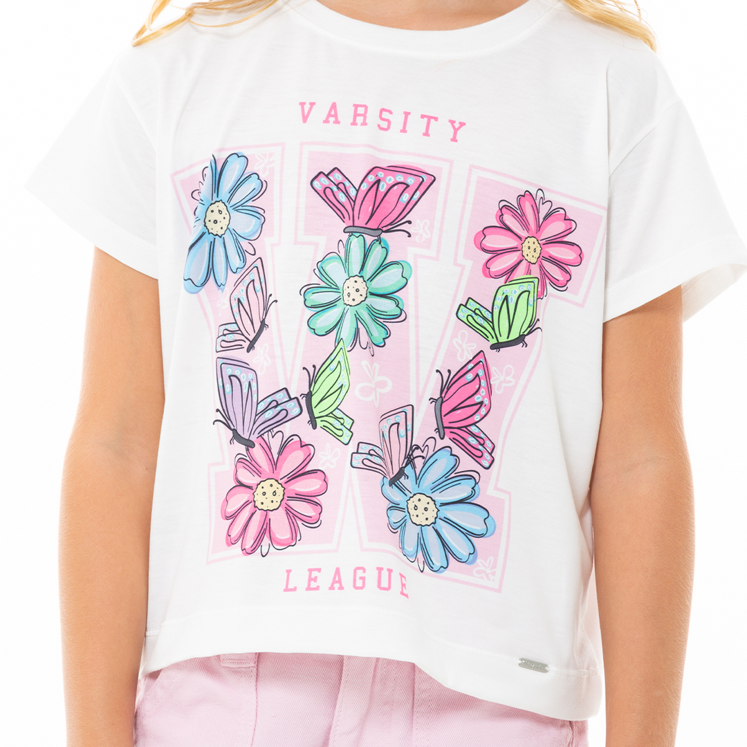 CAMISETA PARA NIÑAS ESTAMPADA