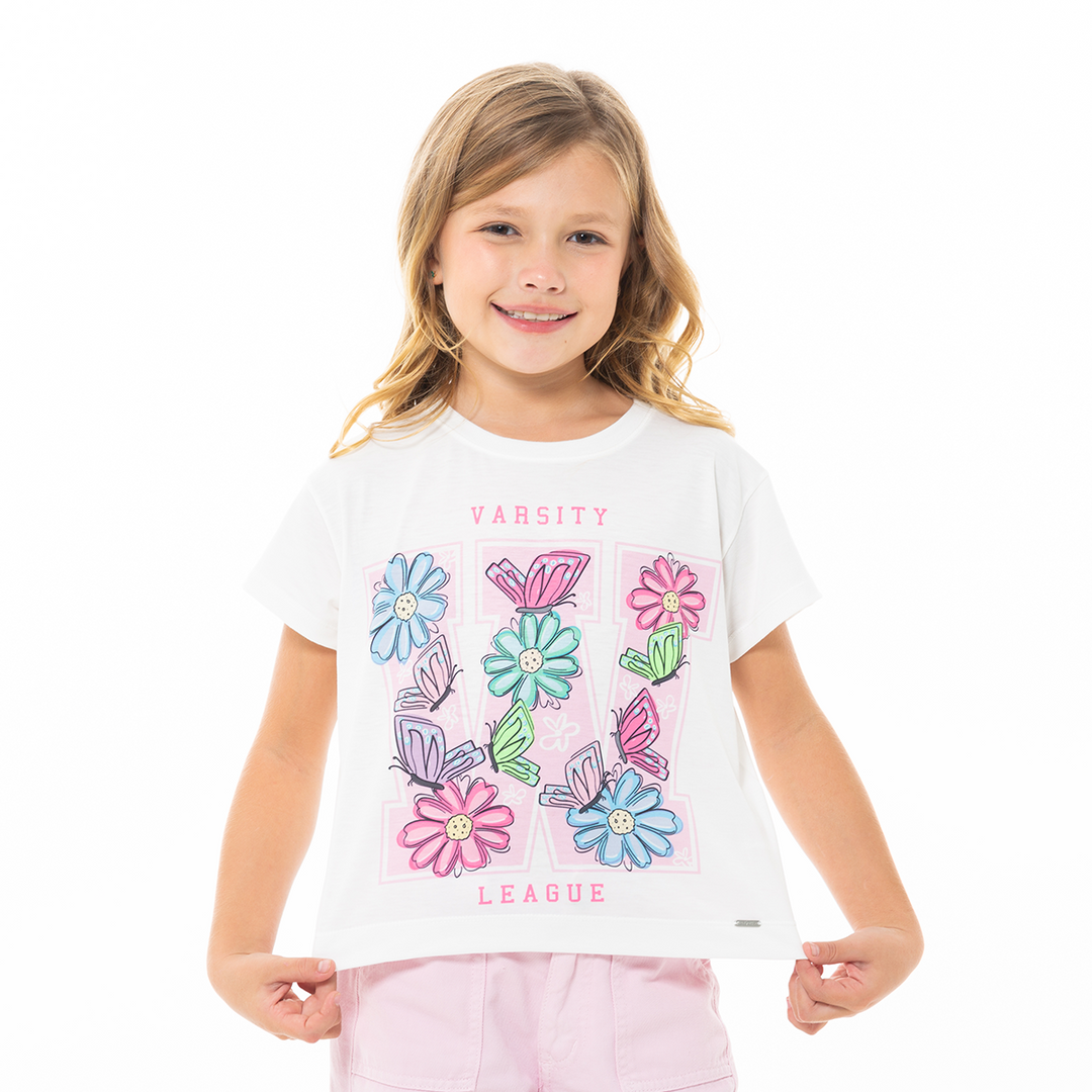 CAMISETA PARA NIÑAS ESTAMPADA
