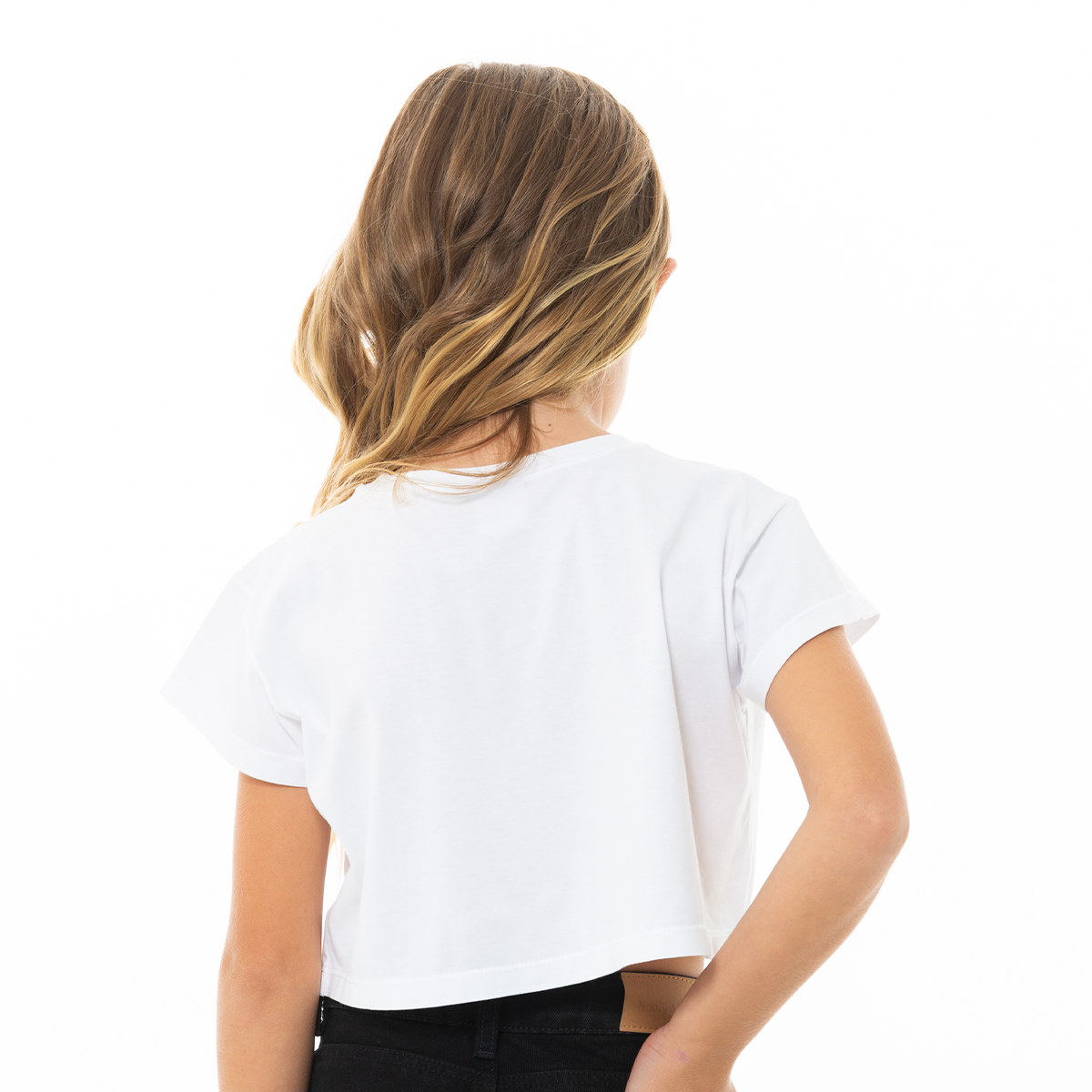 CAMISETA PARA NIÑAS CORTA ESTAMPADA