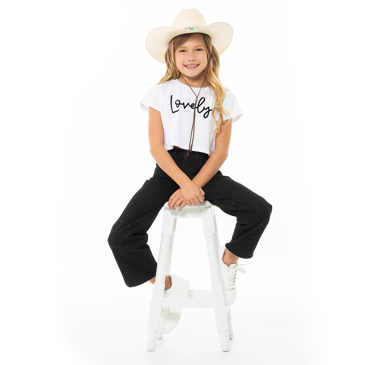 CAMISETA PARA NIÑAS CORTA ESTAMPADA