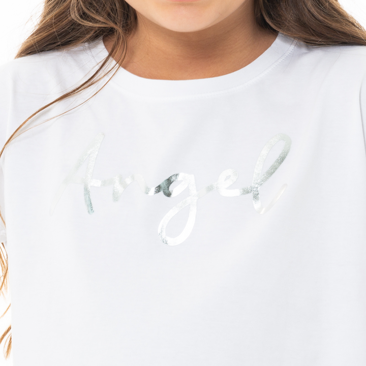 CAMISETA PARA NIÑAS CORTA ESTAMPADA