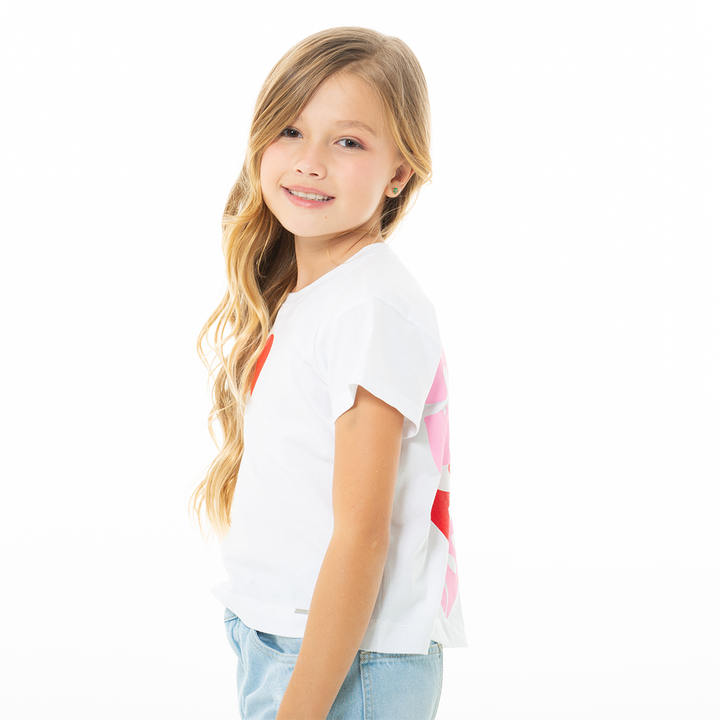 CAMISETA PARA NIÑAS ESTAMPADA