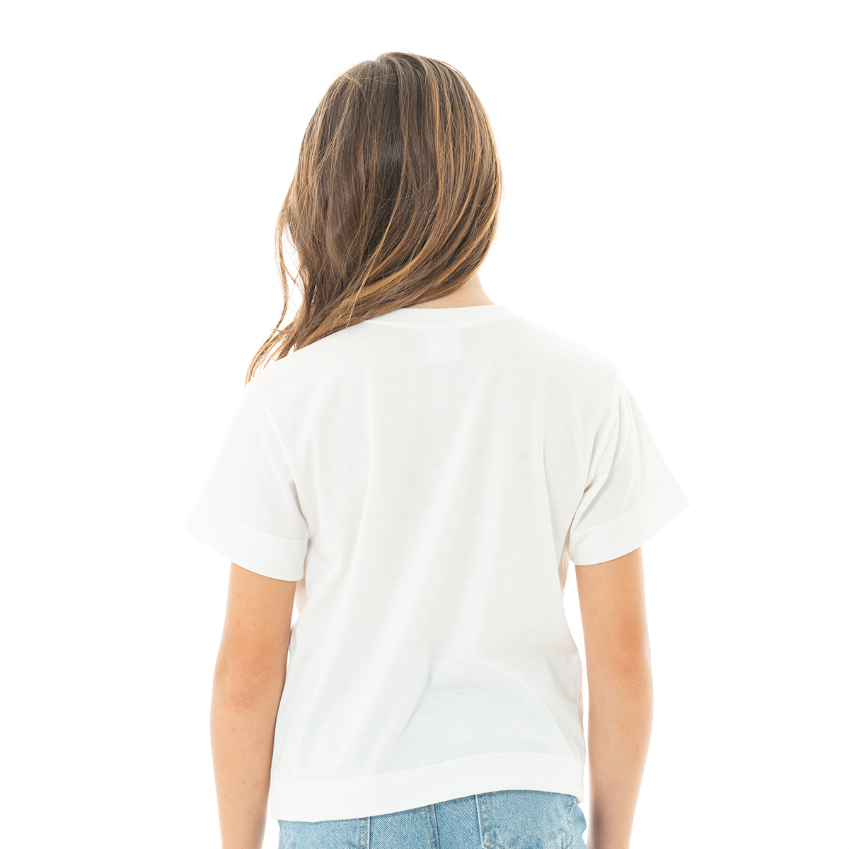 CAMISETA PARA NIÑAS CORTA ESTAMPADA