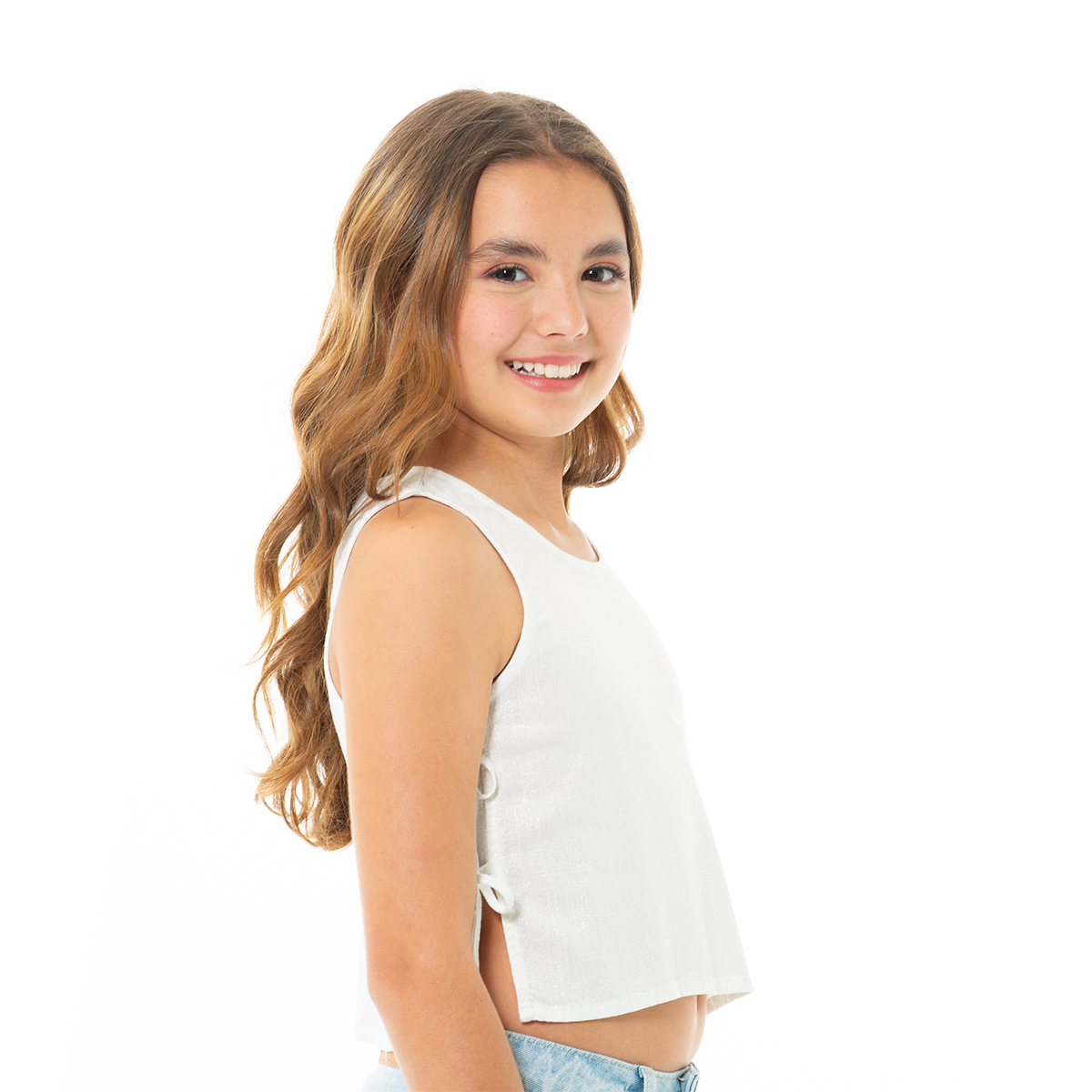 CAMISA PARA NIÑAS TIPO CROP