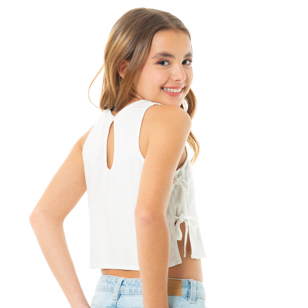 CAMISA PARA NIÑAS TIPO CROP