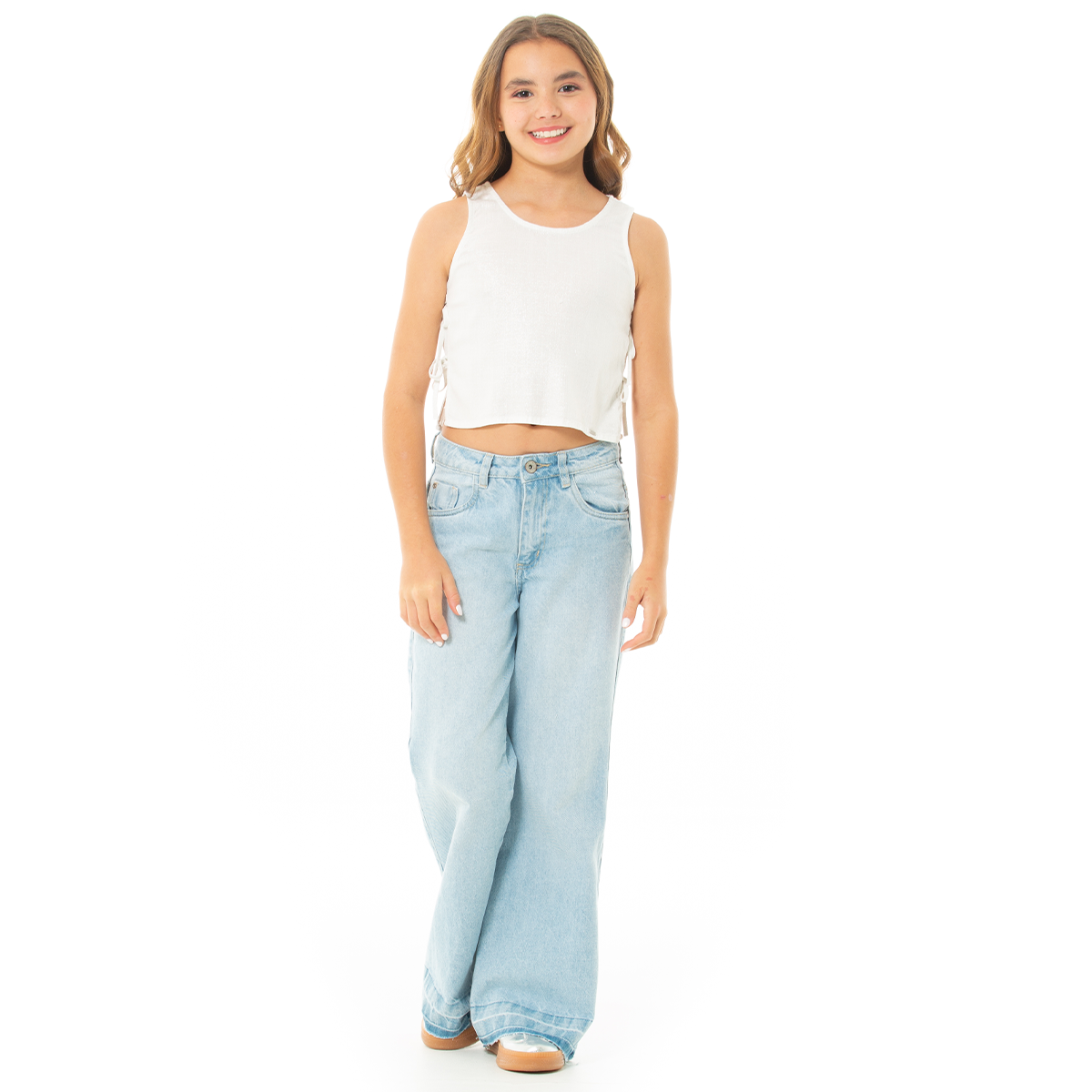CAMISA PARA NIÑAS TIPO CROP