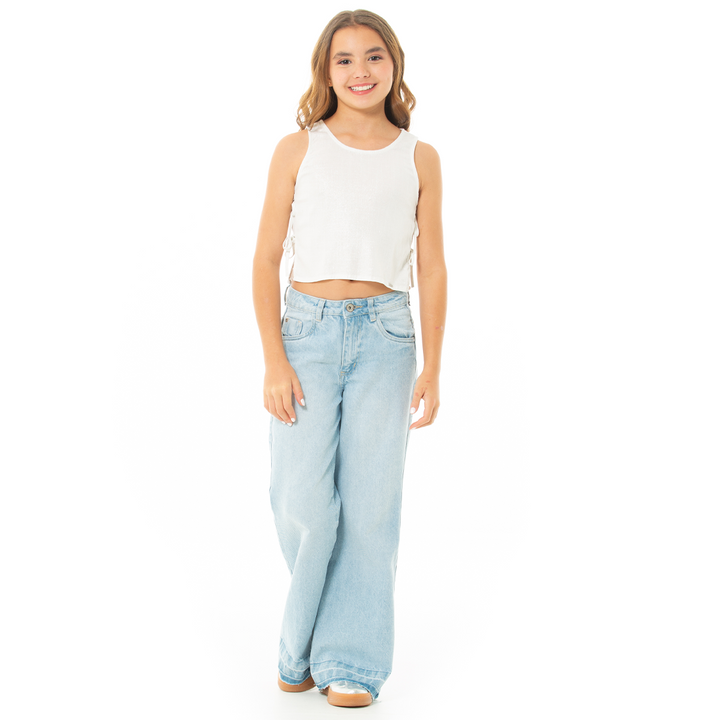 CAMISA PARA NIÑAS TIPO CROP