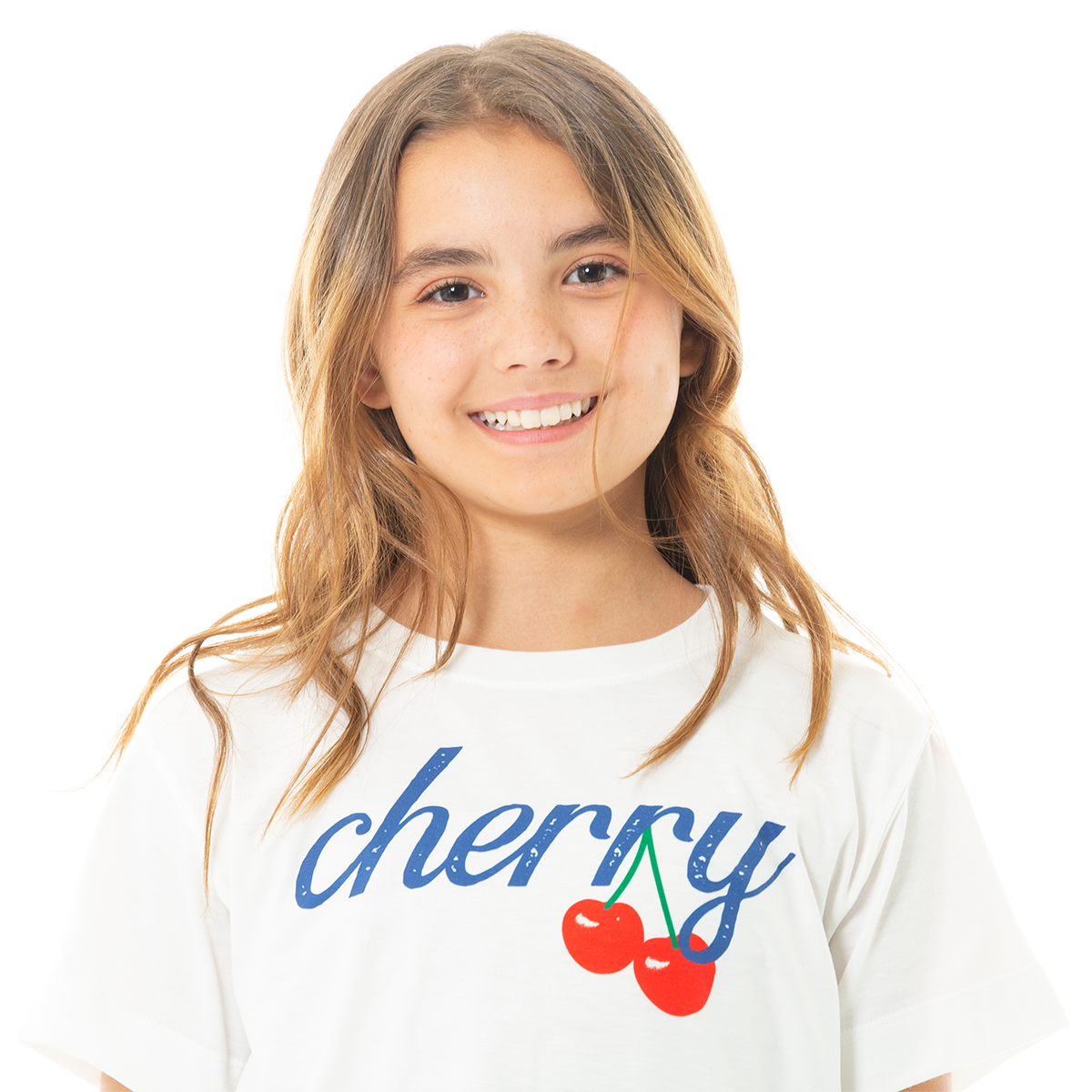 CAMISETA PARA NIÑAS CORTA ESTAMPADA