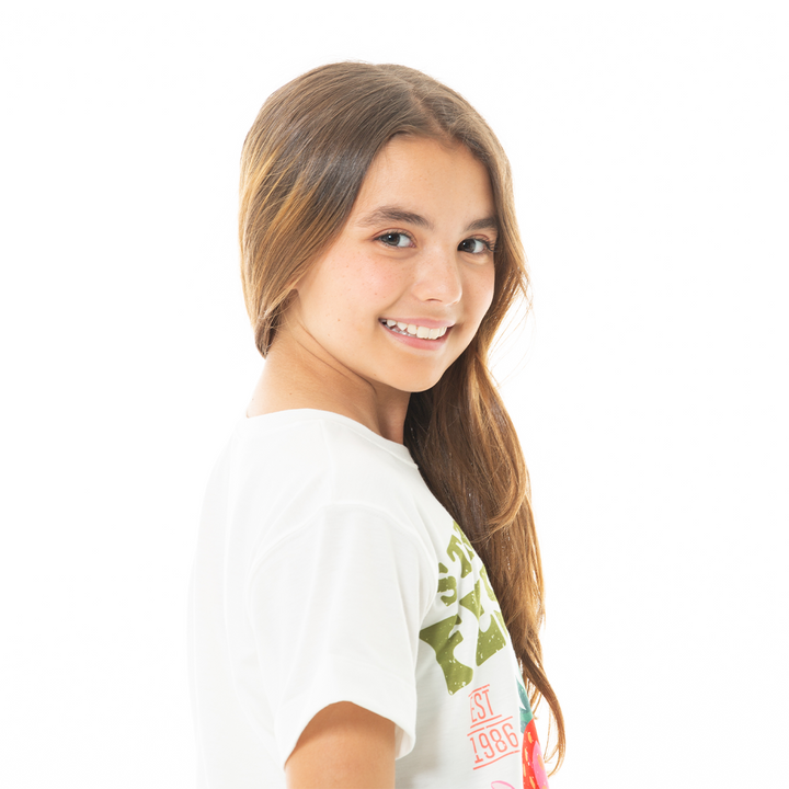 CAMISETA PARA NIÑAS STRAWBERRY
