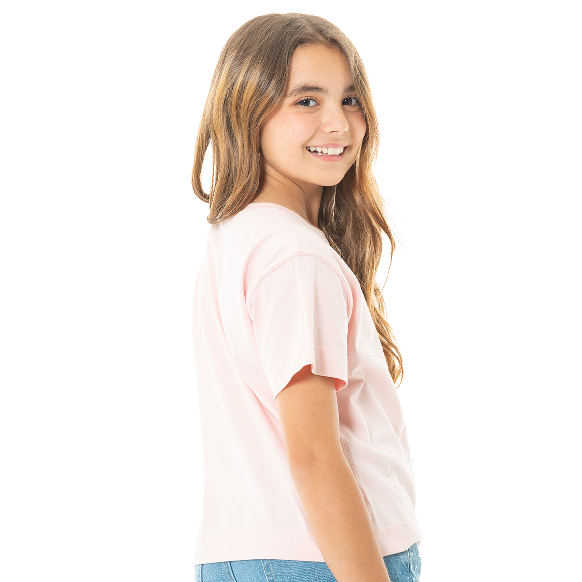 CAMISETA PARA NIÑAS CON APLIQUES