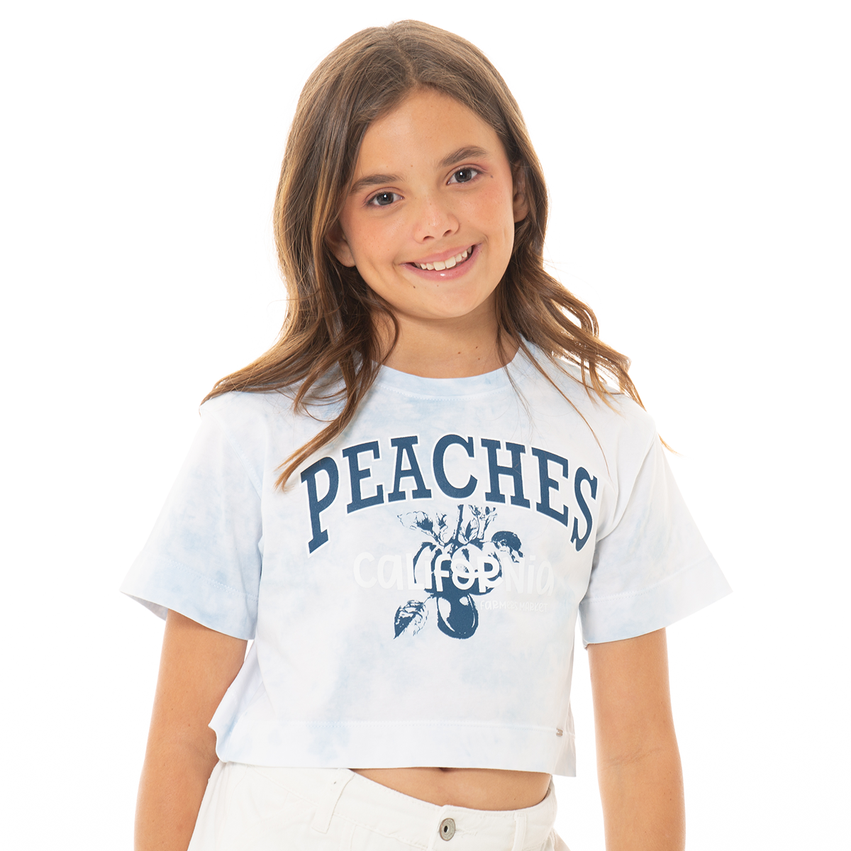 CAMISETA PARA NIÑAS CORTA ESTAMPADA