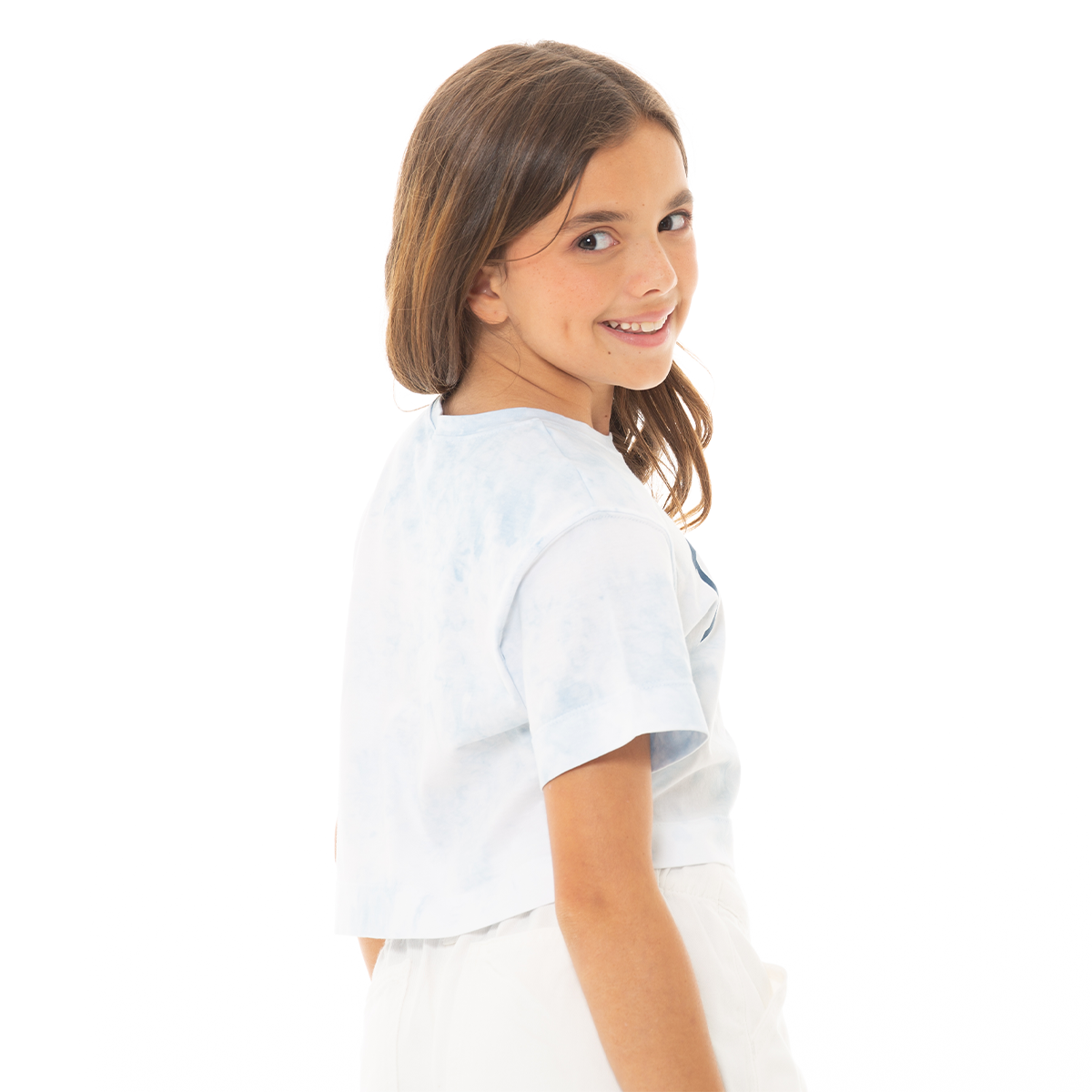 CAMISETA PARA NIÑAS CORTA ESTAMPADA