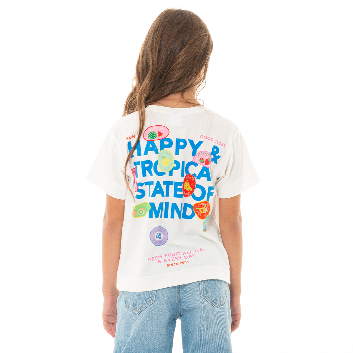 CAMISETA PARA NIÑAS CON DISEÑOS ESTAMPADOS