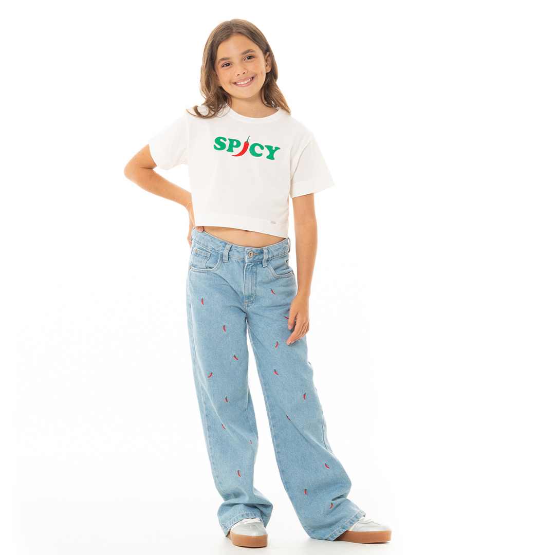 CAMISETA PARA NIÑAS SPICY CORTA