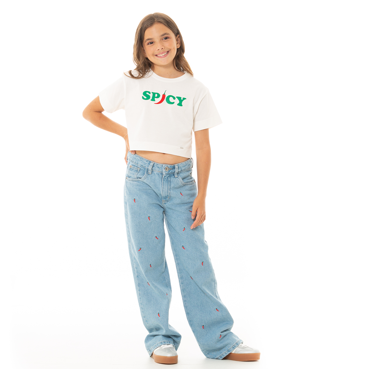 CAMISETA PARA NIÑAS SPICY CORTA