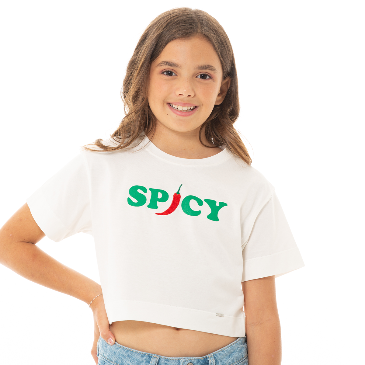 CAMISETA PARA NIÑAS SPICY CORTA